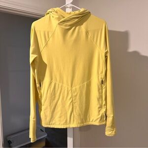 Oiselle Lux Hoodie - Gold Finch, M